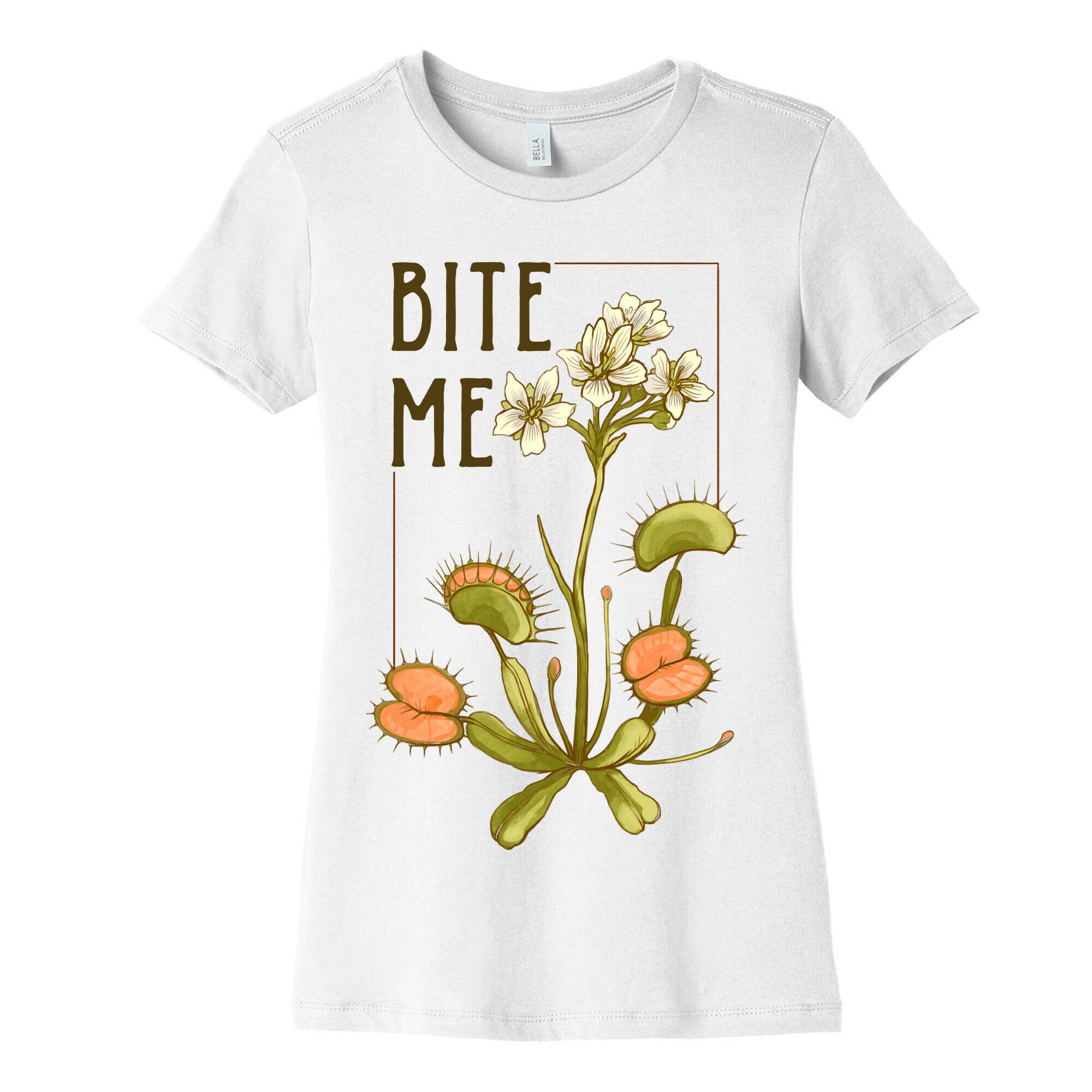 Bite Me Venus Flytrap Women's Cotton Tee